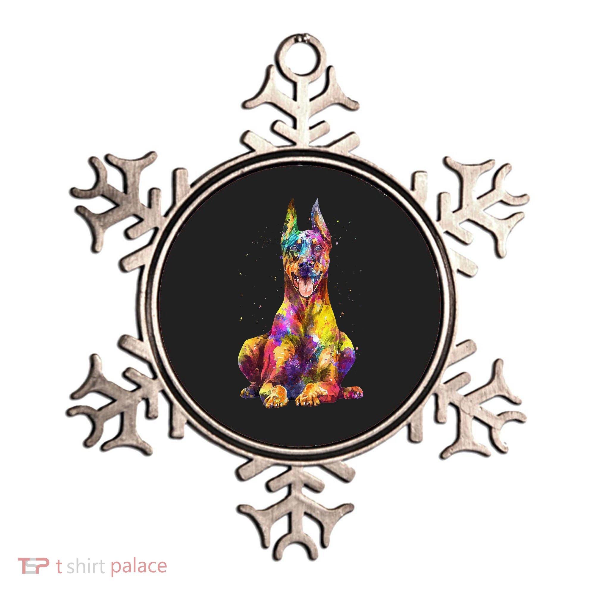 Doberman Art For  Dobie Doberman Pinscher Lover Ornament
