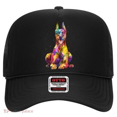 Doberman Art For  Dobie Doberman Pinscher Lover Hat
