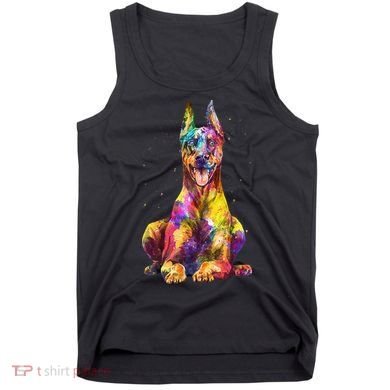 Doberman Art For  Dobie Doberman Pinscher Lover Tank Top