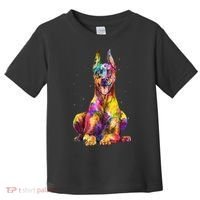 Doberman Art For  Dobie Doberman Pinscher Lover Toddler T-Shirt thumb 0