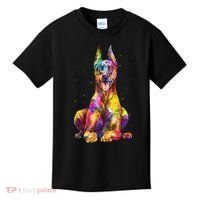 Doberman Art For  Dobie Doberman Pinscher Lover Kids T-Shirt thumb 0