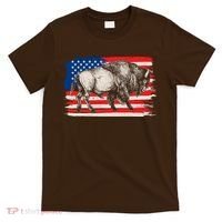 Distress American Flag Vintage Buffalo T-Shirt thumb 0