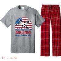 Desantis Airlines Funny Bringing The Border To You Pajama Set thumb 0