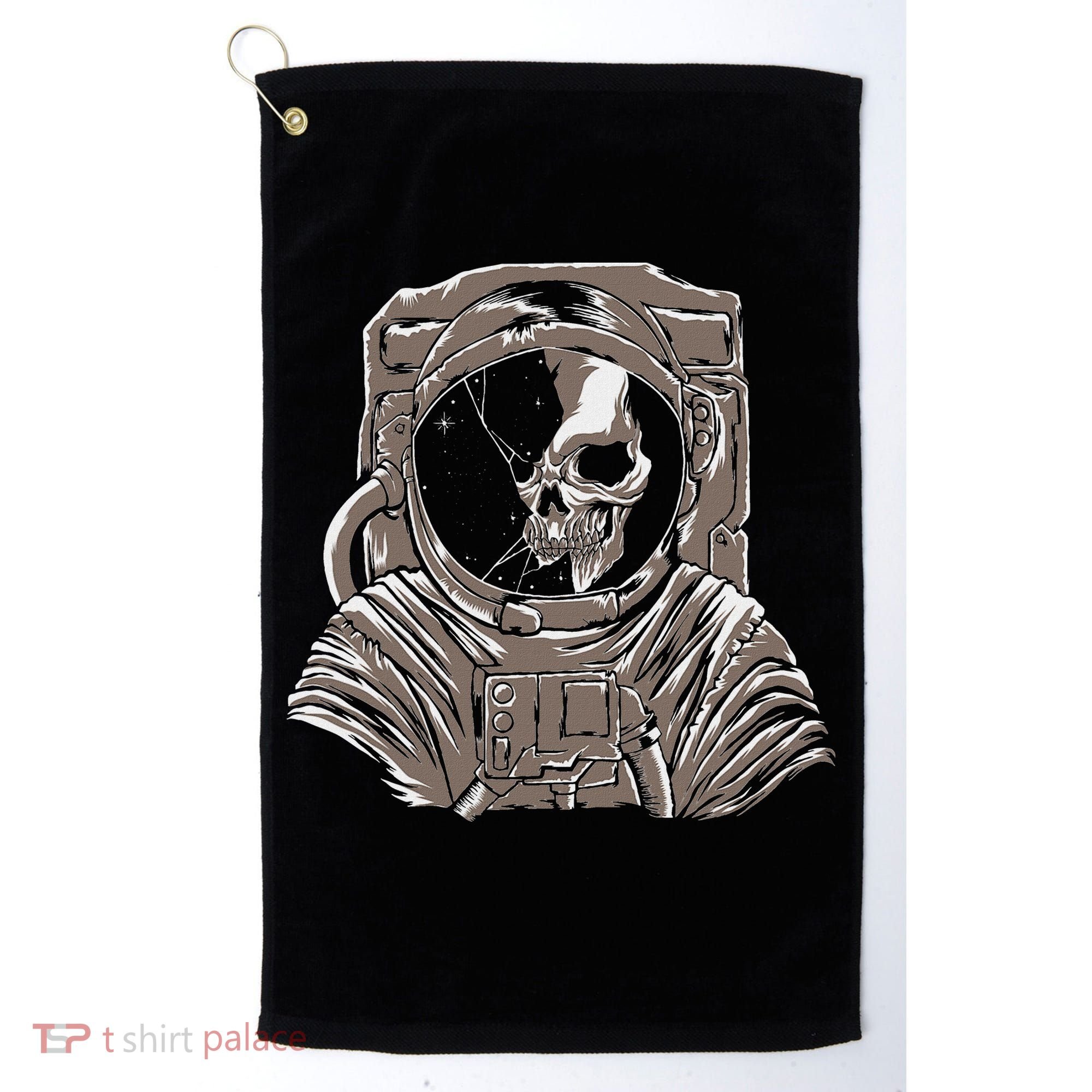 Dead Astronaut Forgotten In Space Galaxy Explorer Golf Towel