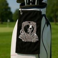 Dead Astronaut Forgotten In Space Galaxy Explorer Golf Towel thumb 2