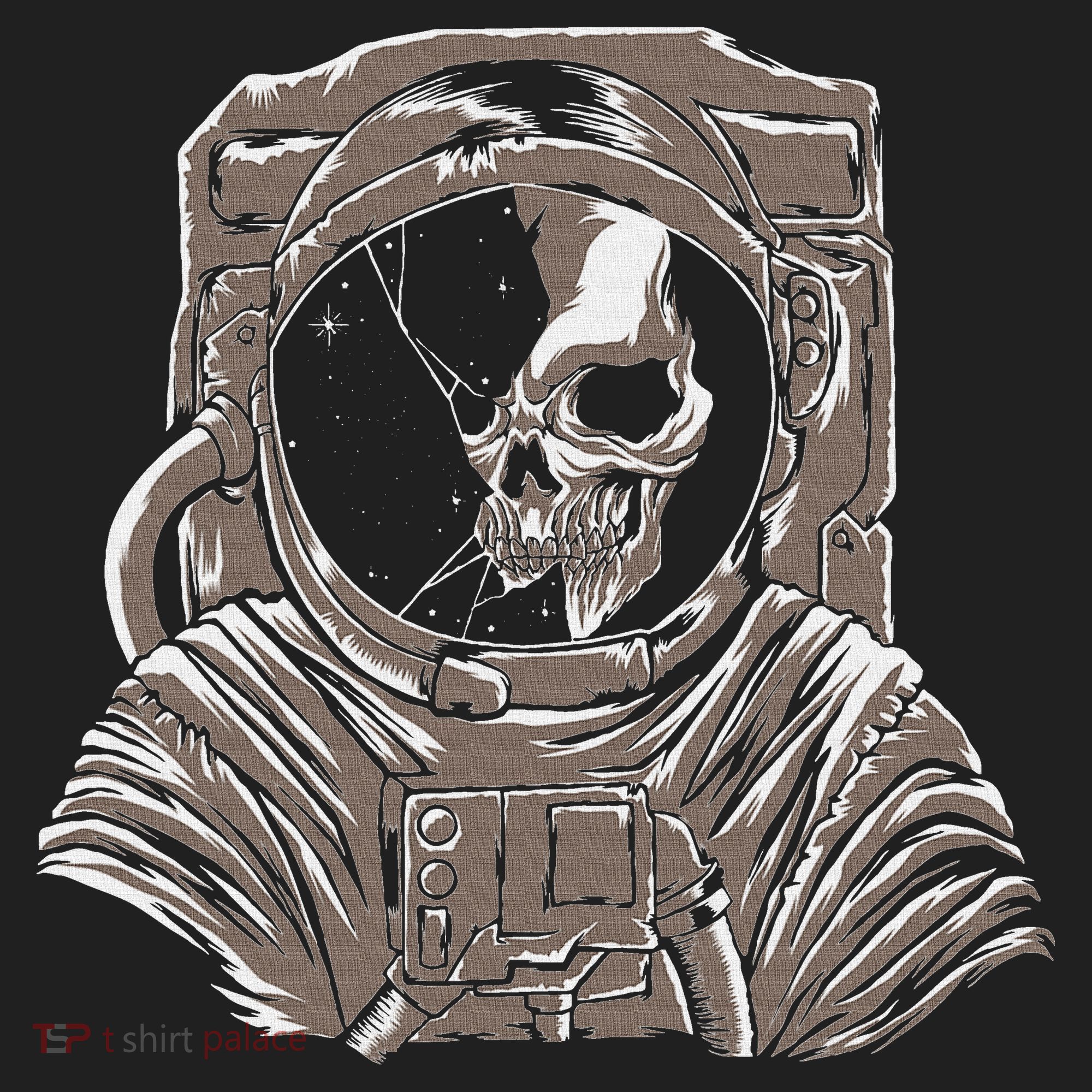 Dead Astronaut Forgotten In Space Galaxy Explorer Golf Towel