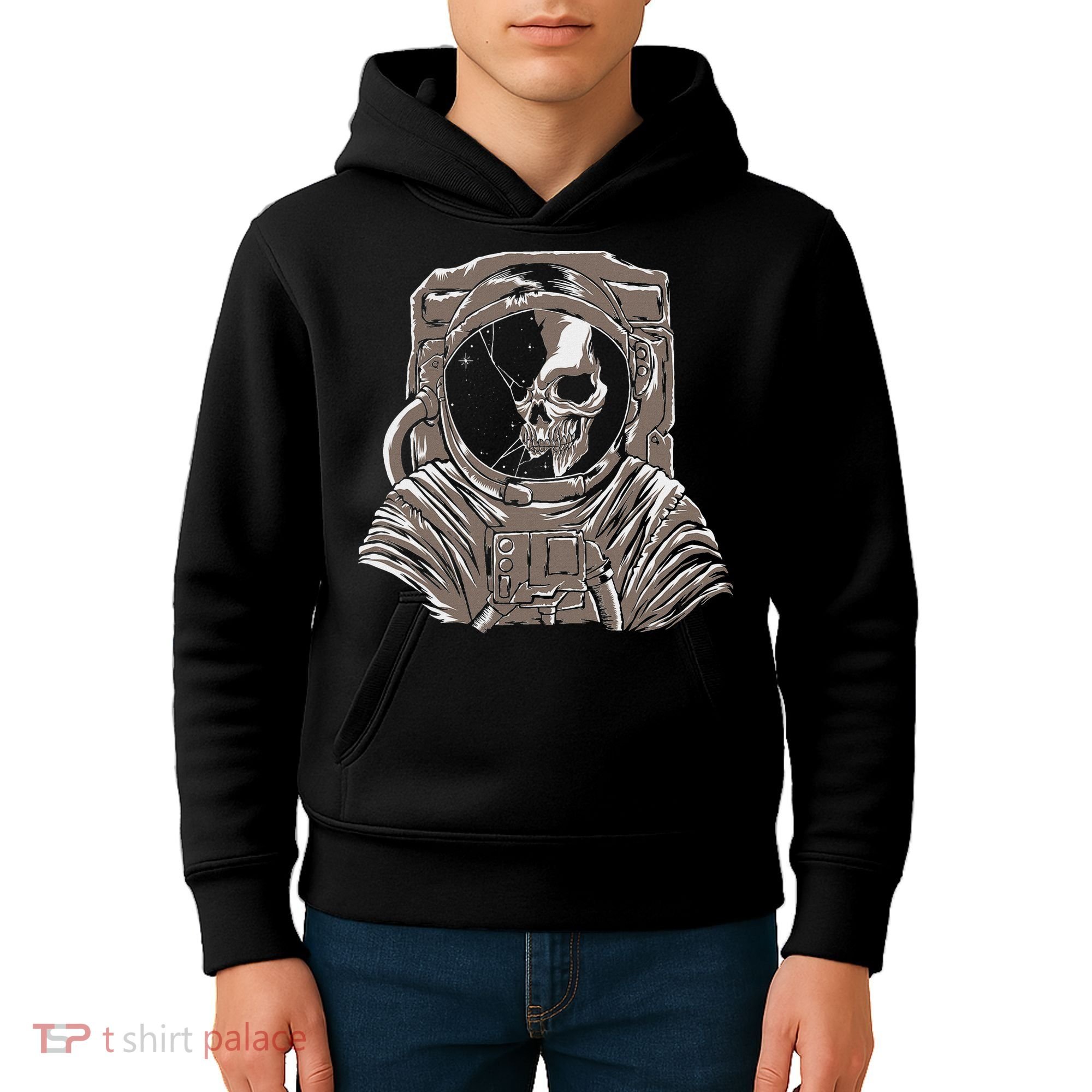 Dead Astronaut Forgotten In Space Galaxy Explorer Kids Hoodie