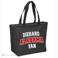 Diehard Alabama Fan Alabama Football Tote Bag thumb 2