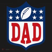 Dad American Football Happy Birthday Family Matching Retro T-Shirt thumb 7