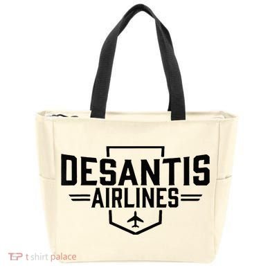 Desantis Airlines Funny Political Meme Ron Desantis Tote Bag