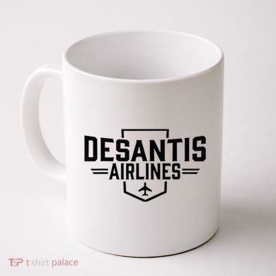 Desantis Airlines Funny Political Meme Ron Desantis Coffee Mug