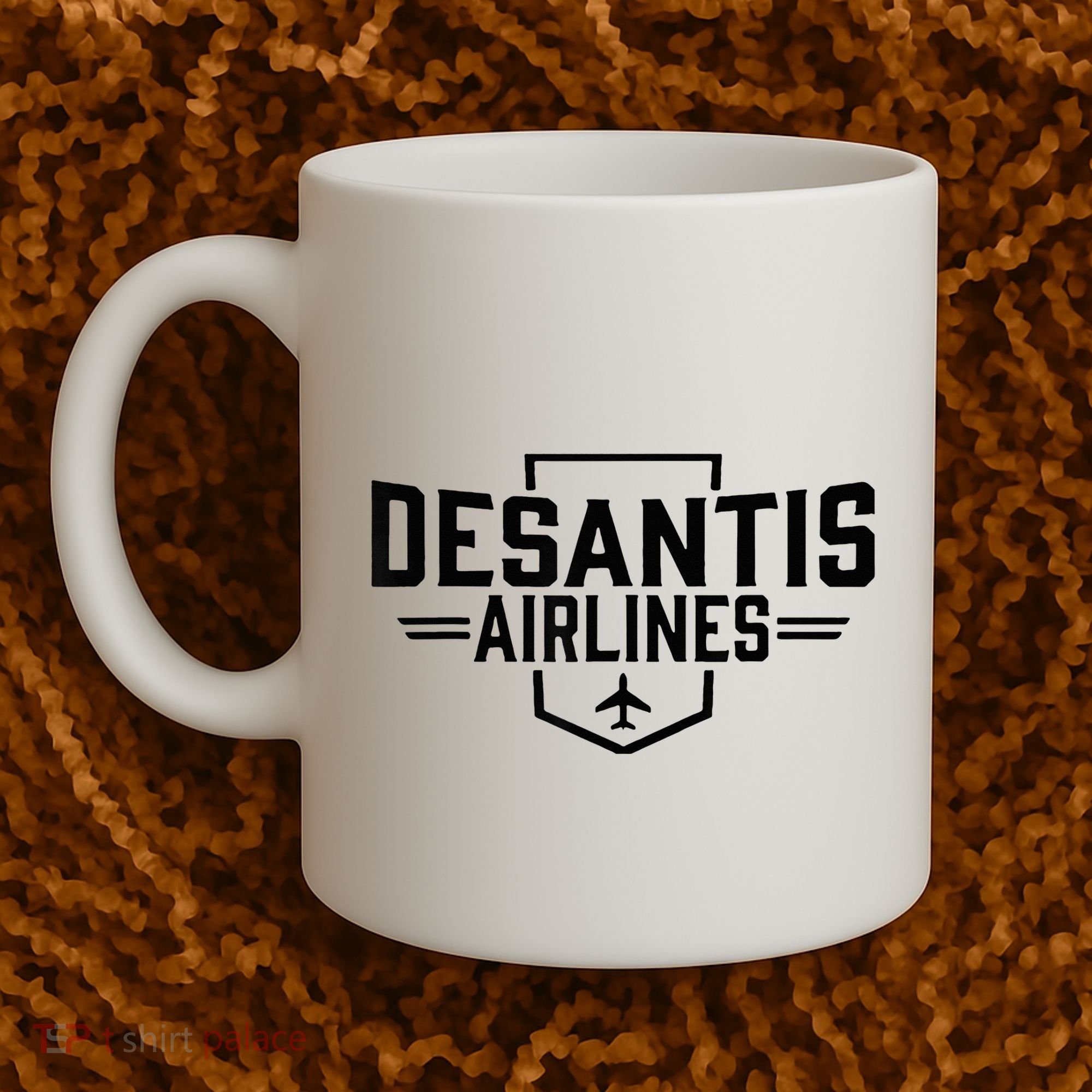 Desantis Airlines Funny Political Meme Ron Desantis Coffee Mug