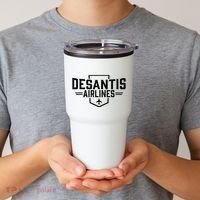 Desantis Airlines Funny Political Meme Ron Desantis Tumbler thumb 2