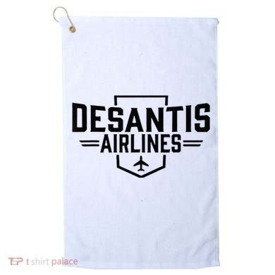 Desantis Airlines Funny Political Meme Ron Desantis Golf Towel