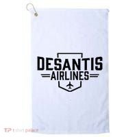 Desantis Airlines Funny Political Meme Ron Desantis Golf Towel thumb 0