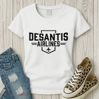Desantis Airlines Funny Political Meme Ron Desantis Women's T-Shirt thumb 3