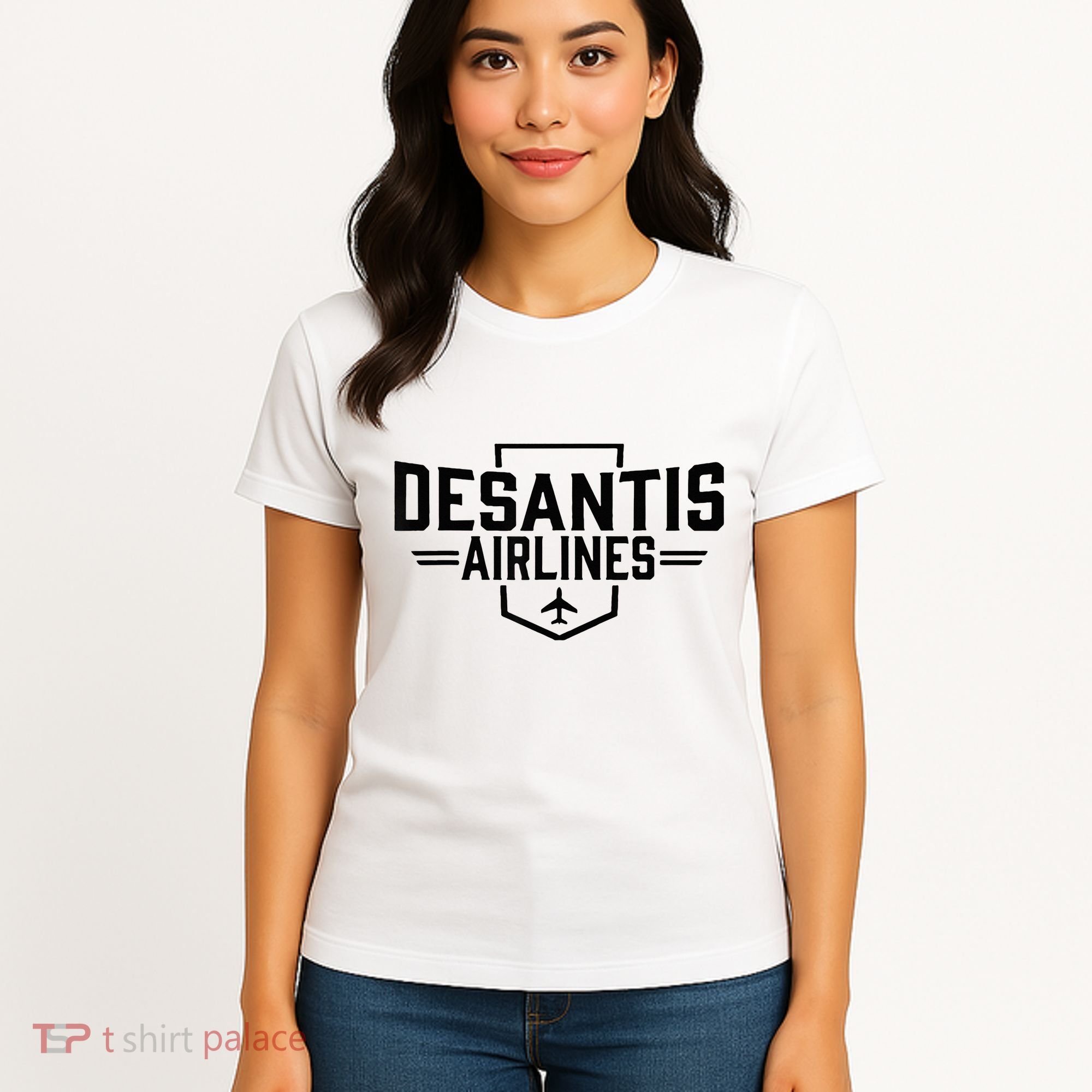 Desantis Airlines Funny Political Meme Ron Desantis Women's T-Shirt