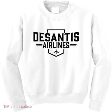 Desantis Airlines Funny Political Meme Ron Desantis Kids Sweatshirt