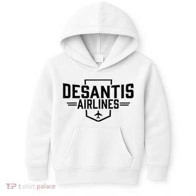 Desantis Airlines Funny Political Meme Ron Desantis Kids Hoodie