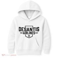 Desantis Airlines Funny Political Meme Ron Desantis Kids Hoodie thumb 0
