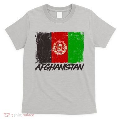 Distressed Afghanistan Flag T-Shirt
