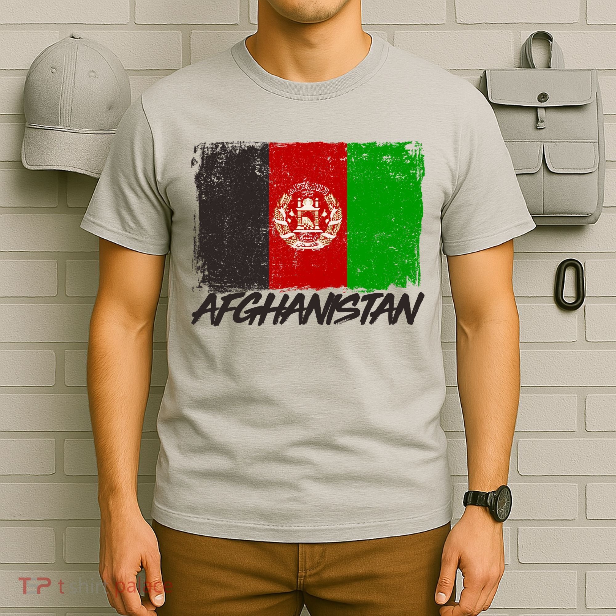 Distressed Afghanistan Flag T-Shirt