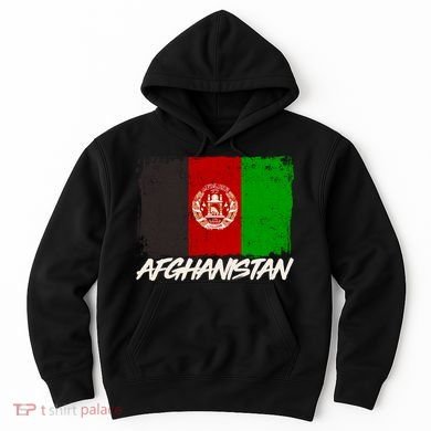 Distressed Afghanistan Flag Hoodie