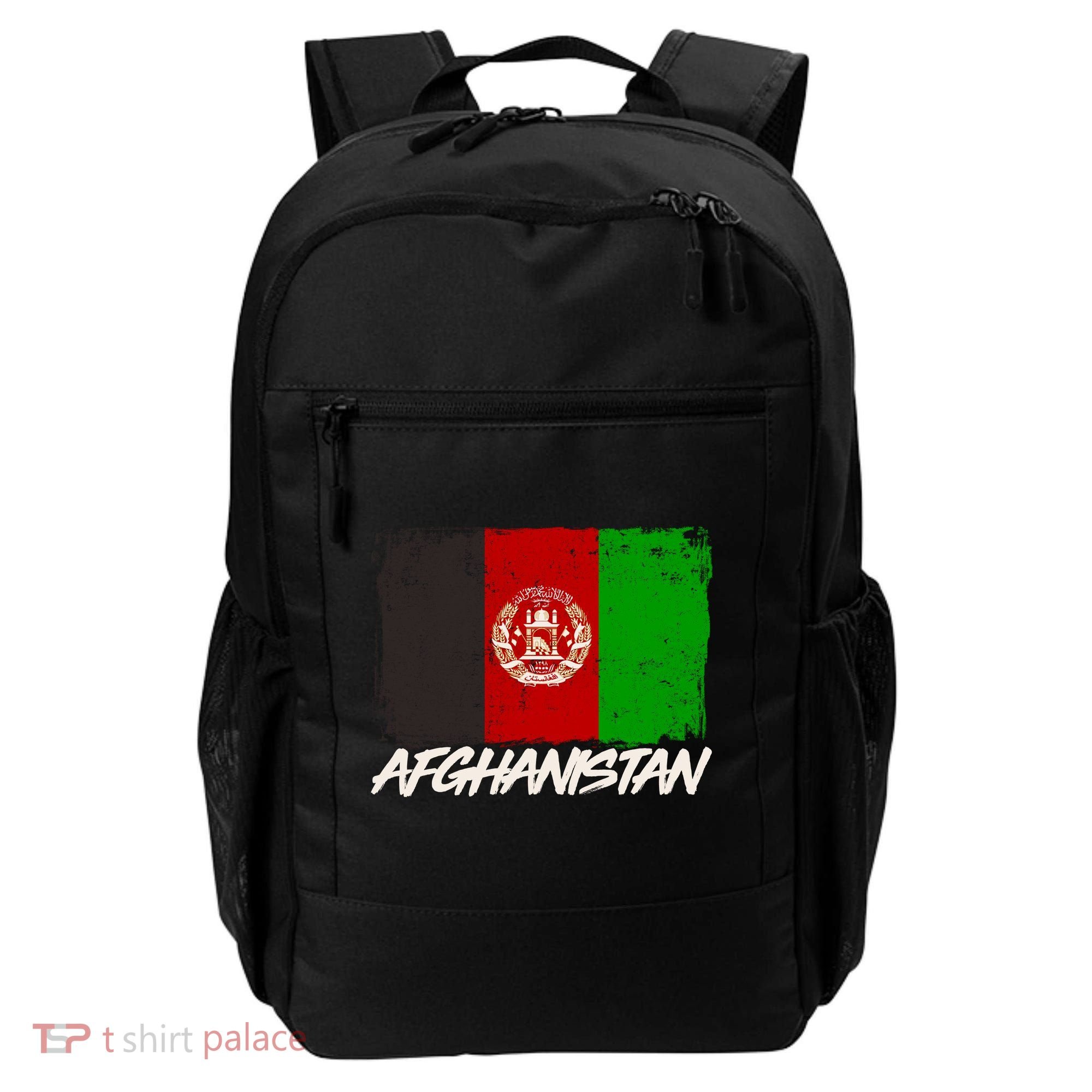 Distressed Afghanistan Flag Backpack
