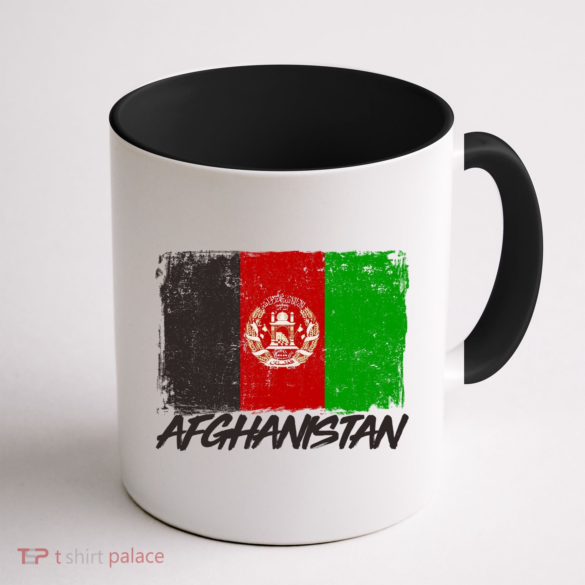 Distressed Afghanistan Flag Coffee Mug