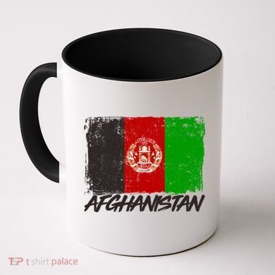 Distressed Afghanistan Flag Coffee Mug