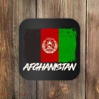 Distressed Afghanistan Flag Coaster thumb 0