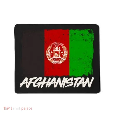 Distressed Afghanistan Flag Mousepad