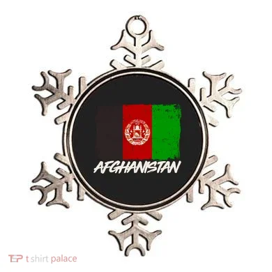 Distressed Afghanistan Flag Ornament
