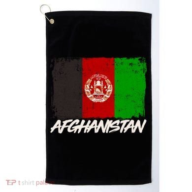 Distressed Afghanistan Flag Golf Towel