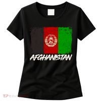 Distressed Afghanistan Flag Women's T-Shirt thumb 0