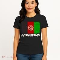 Distressed Afghanistan Flag Women's T-Shirt thumb 4