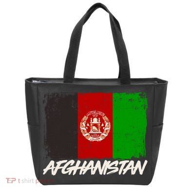 Distressed Afghanistan Flag Tote Bag