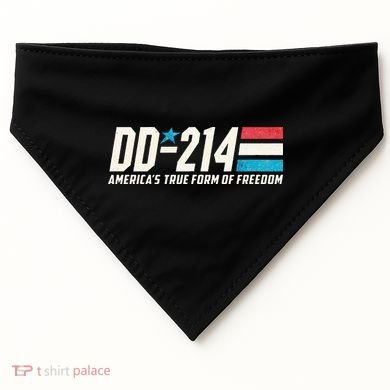 Dd214 Armed Forces Military Alumni USA-Made Doggie Bandana