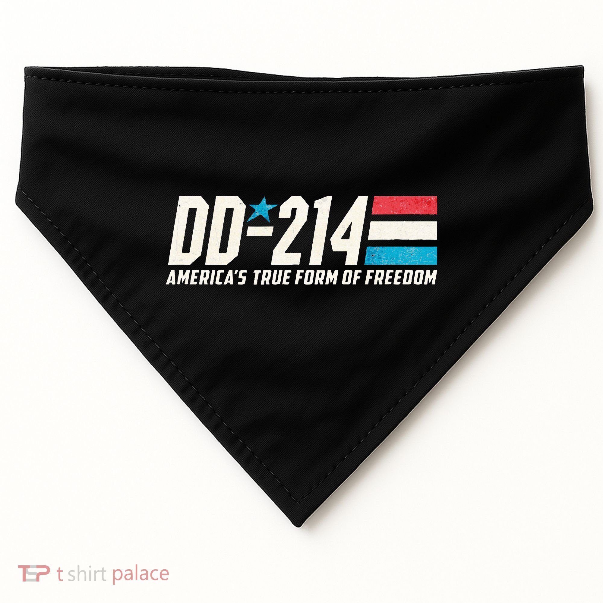 Dd214 Armed Forces Military Alumni USA-Made Doggie Bandana