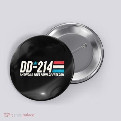 Dd214 Armed Forces Military Alumni Button