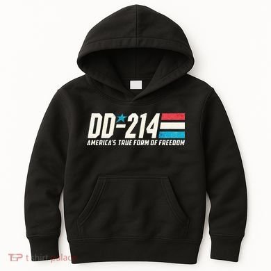 Dd214 Armed Forces Military Alumni Kids Hoodie