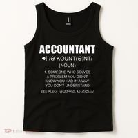 Definition Accountant Funny CPA Gift Taxation Audit Taxes Tank Top thumb 2