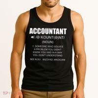 Definition Accountant Funny CPA Gift Taxation Audit Taxes Tank Top thumb 3
