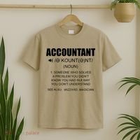 Definition Accountant Funny CPA Gift Taxation Audit Taxes T-Shirt thumb 2