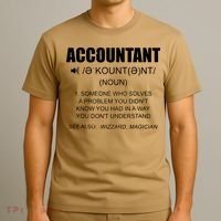 Definition Accountant Funny CPA Gift Taxation Audit Taxes T-Shirt thumb 3