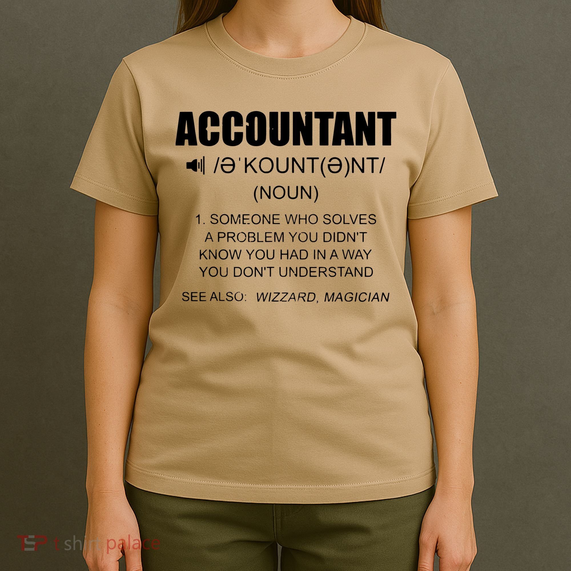 Definition Accountant Funny CPA Gift Taxation Audit Taxes T-Shirt