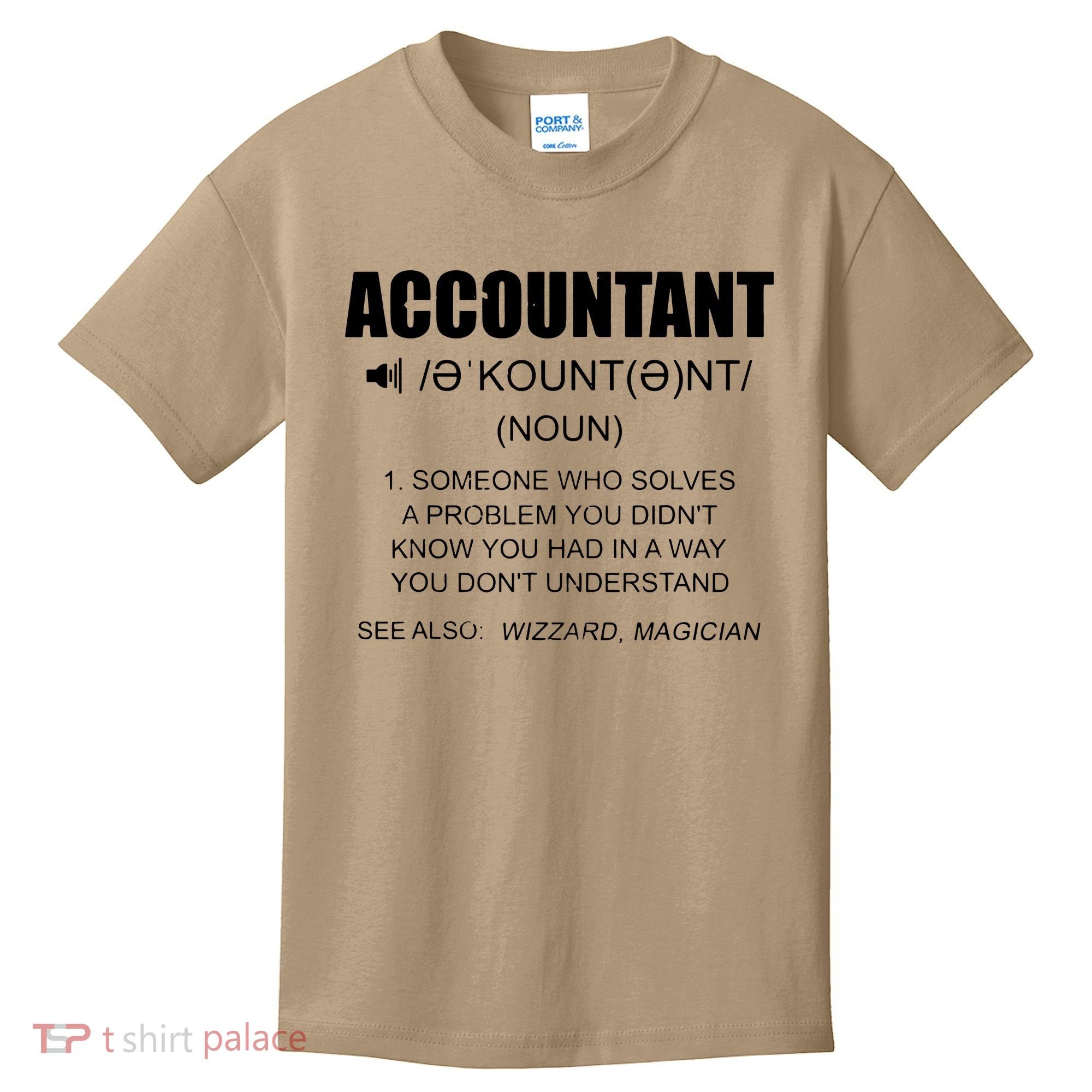 Definition Accountant Funny CPA Gift Taxation Audit Taxes Kids T-Shirt