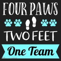 Dog Agility Four Paws Two Feet Team Dog Trainer Gift Beanie thumb 2