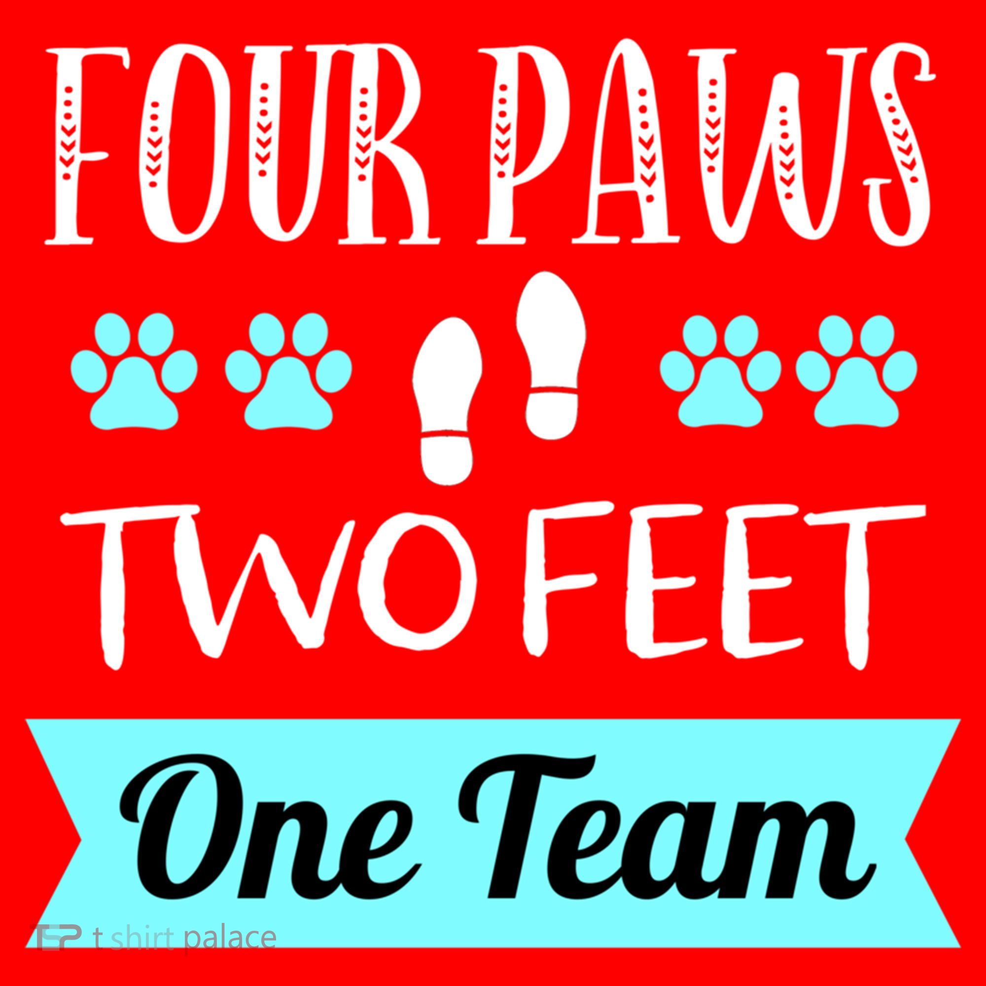 Dog Agility Four Paws Two Feet Team Dog Trainer Gift Santa Hat