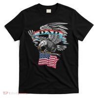 Dad American Flag Usa Eagle Vintage T-Shirt thumb 0